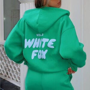 NWT White Fox | Off Stage Zip Front Hoodie S/M